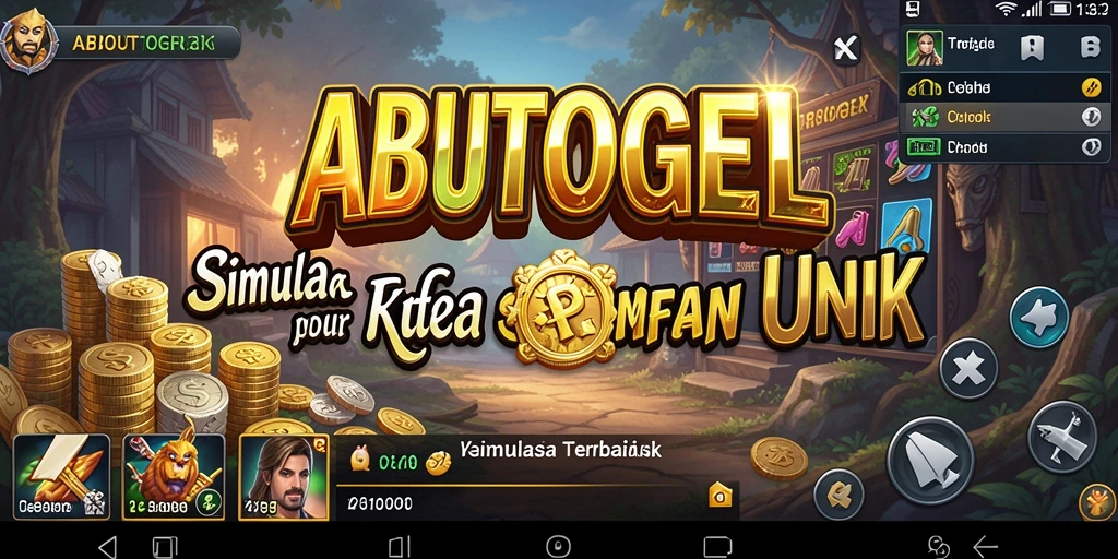 Tampilan interaktif dan menarik dari gameplay ABUTOGEL.