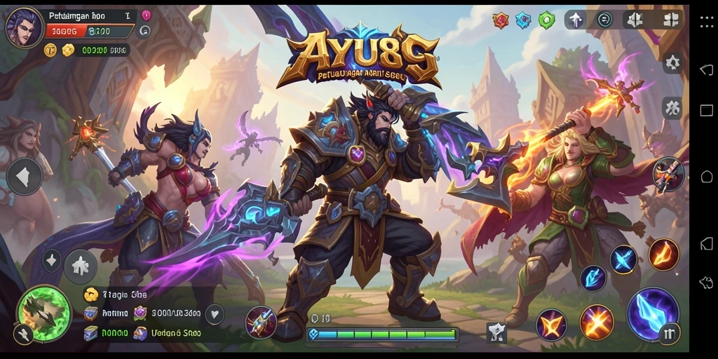 Screenshot gameplay AYU89 menampilkan aksi bertarung yang mendebarkan di dunia ARPG.