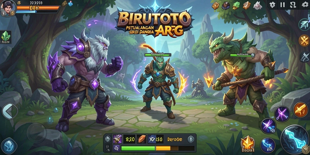 Tangkapan layar dari gameplay BIRUTOTO yang menarik dan penuh aksi.