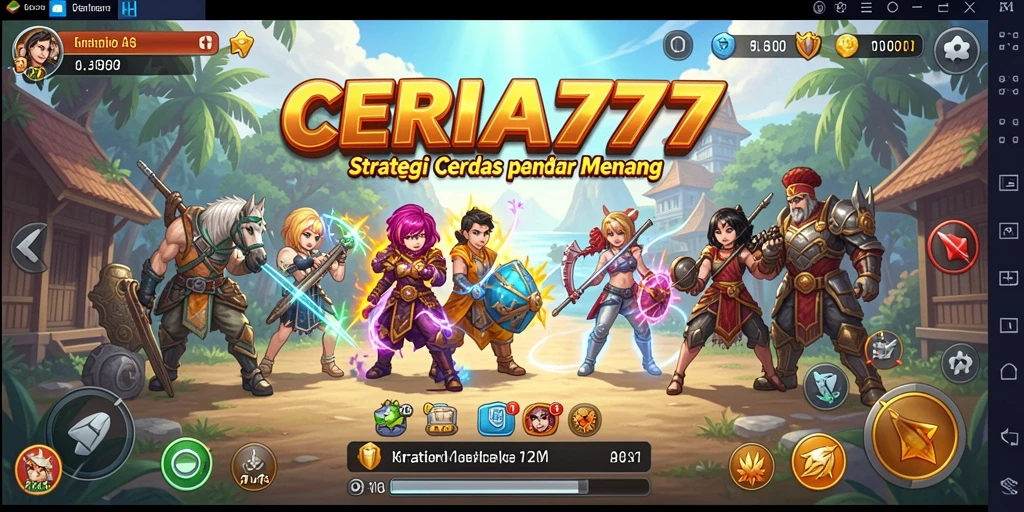 Tampilan menarik dari gameplay strategi CERIA777 yang mendebarkan.