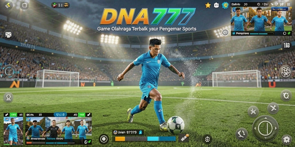 Tampilan menarik dari gameplay kompetitif di DNA777.