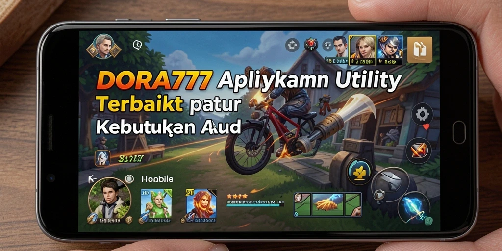 Tampilan antarmuka aplikasi DORA77 yang sederhana dan fungsional.