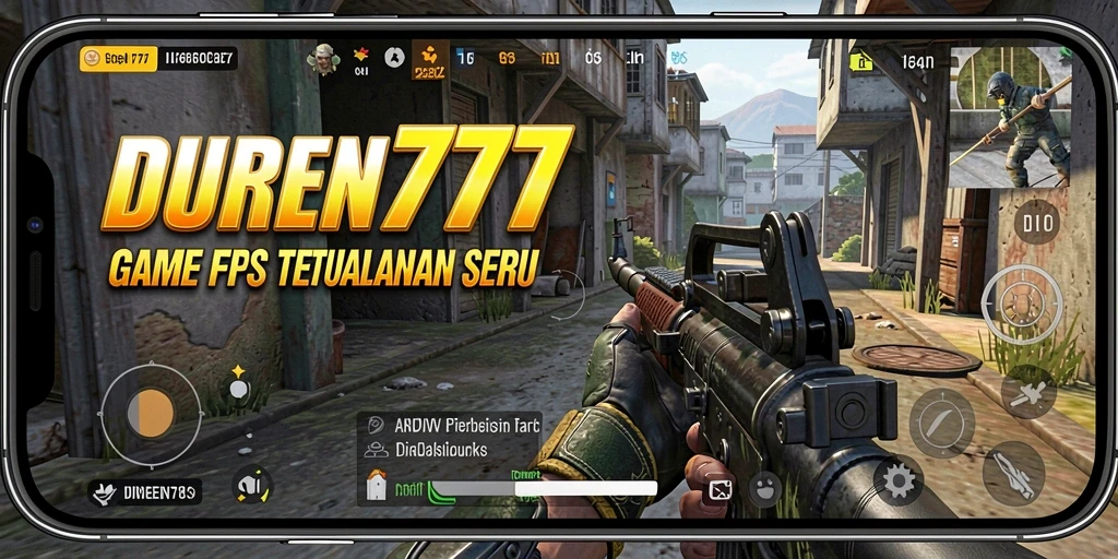 Tangkapan layar menunjukkan aksi mendebarkan di DUREN777.