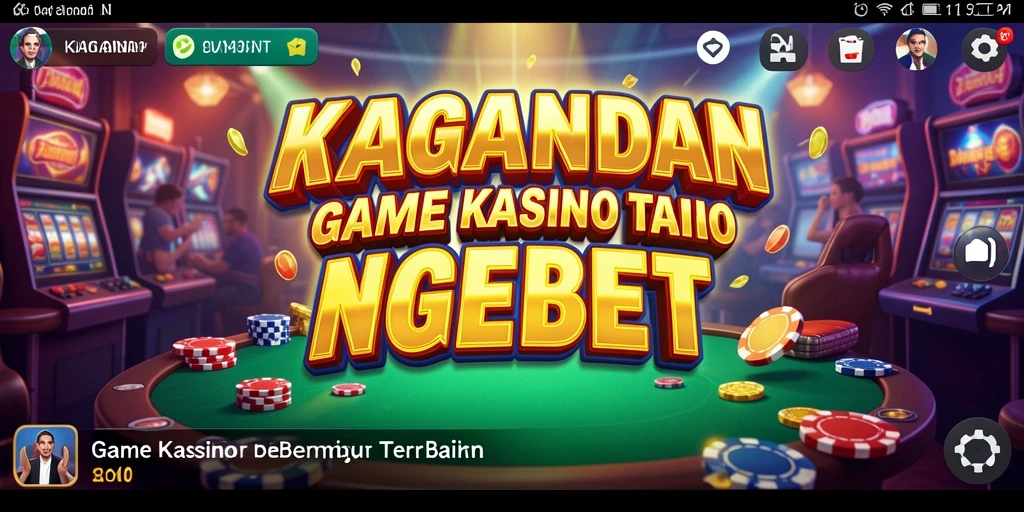 Screenshot gameplay KAGANDAN menampilkan pengalaman Kasino yang mendebarkan.