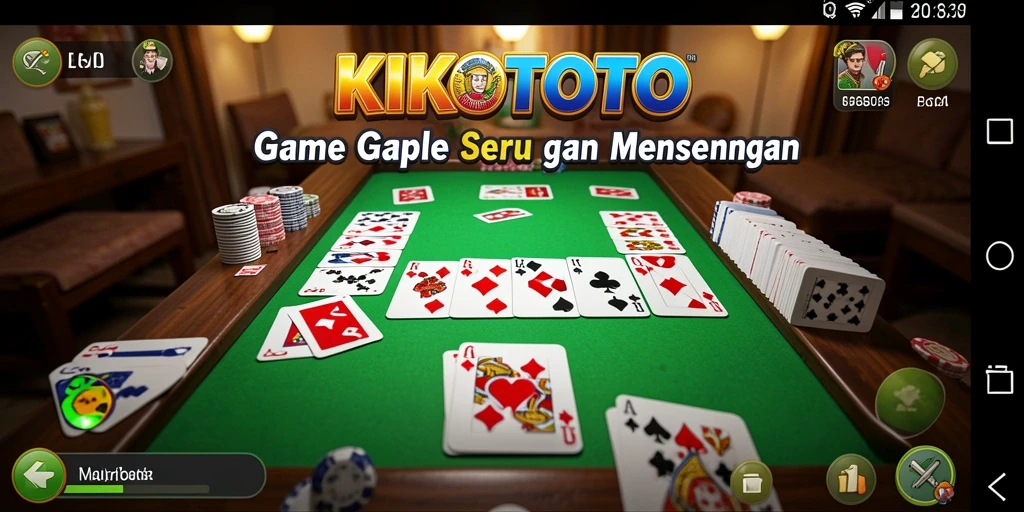 Screenshot seru gameplay Gaple di KIKOTOTO.