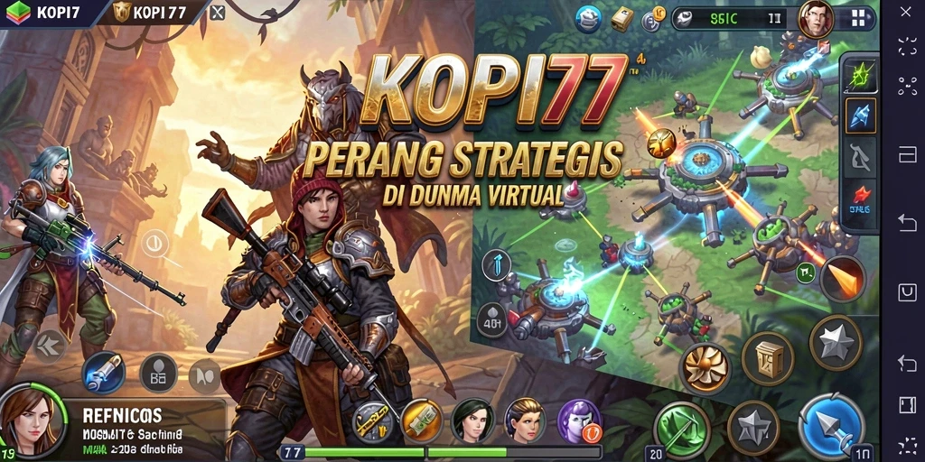 Gameplay menarik dari KOPI77 dengan pertempuran seru dan strategi tim.