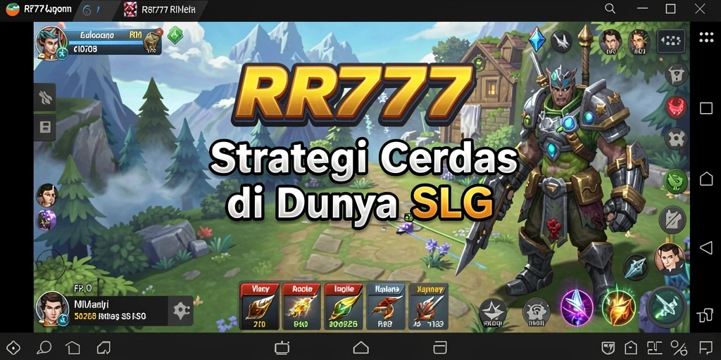 Tangkapan layar gameplay RR777 menampilkan pertempuran strategis yang intens.